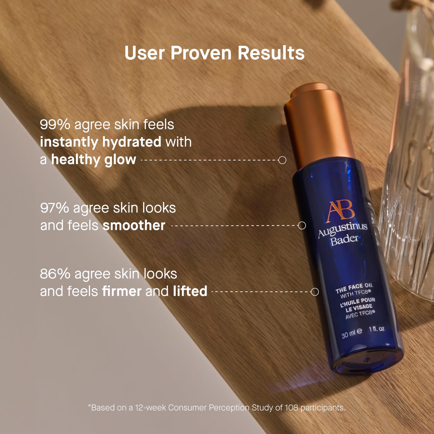 Augustinus Bader The Face Oil – Travel Size – Luxury Hydrating & Restorative Facial Oil – Smooths, Nourishes & Boosts Radiance for Soft, Healthy-Looking Skin – 30 ml / 1 fl oz