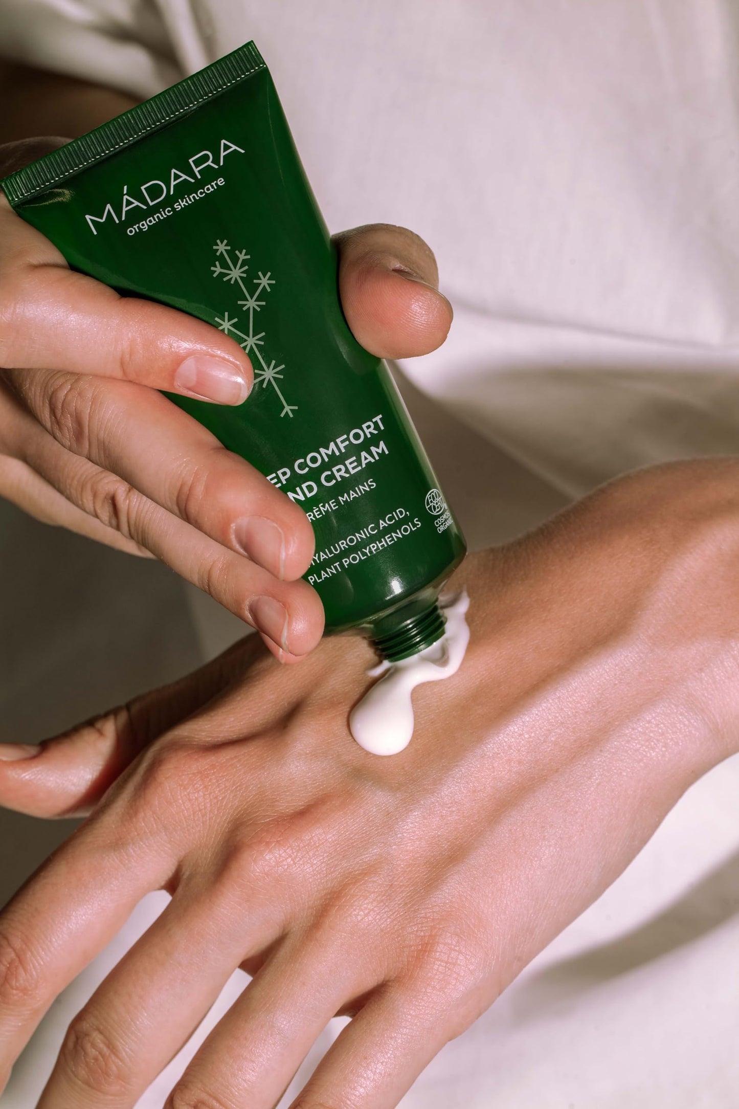 Madara Deep Comfort Hand Cream – 60 ml, ultra-moisturizing hand cream with aloe