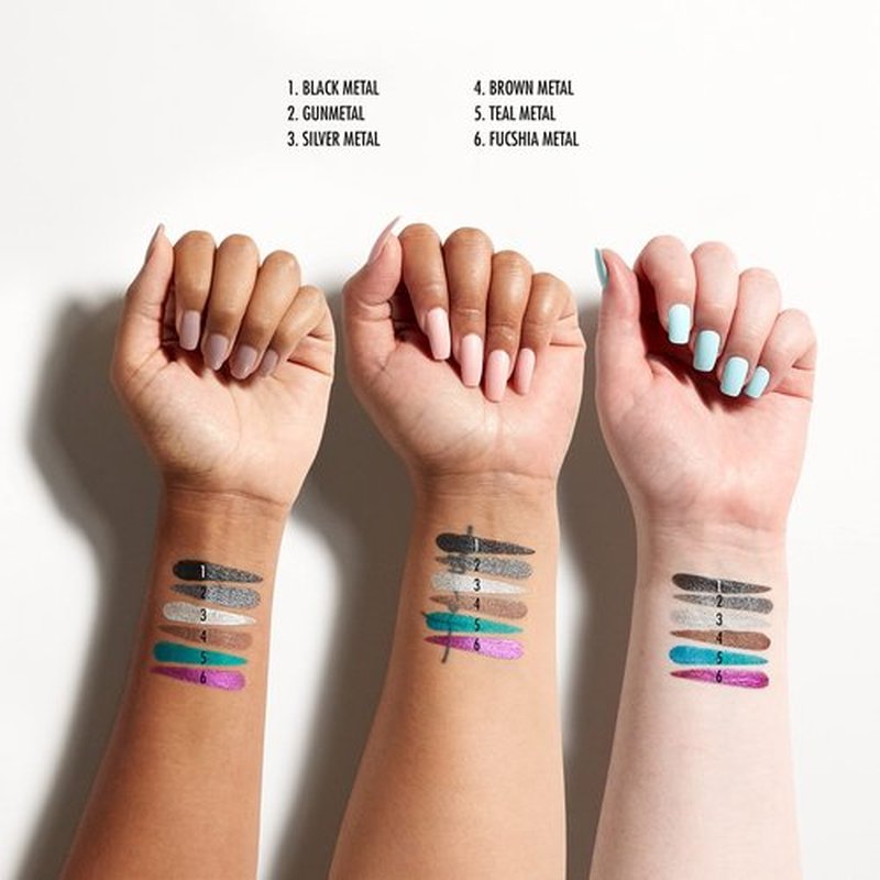 NYX PROFESSIONAL MAKEUP Epic Wear Metallic Liquid Liner, Long-Lasting Waterproof Eyeliner - Gun Metal