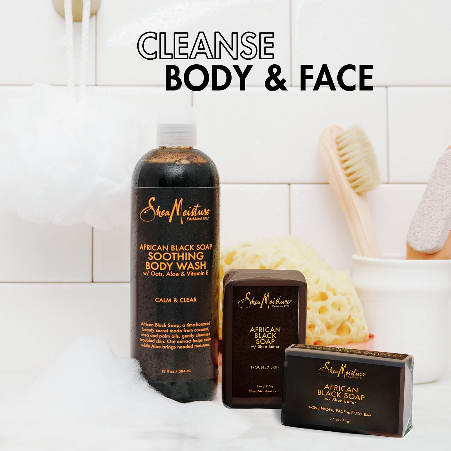 SheaMoisture African Black Soap Body Wash 13 fl. oz