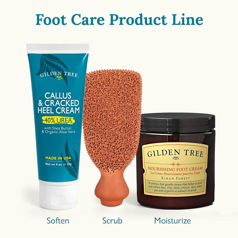 Urea Cream 40% - Maximum Strength Cracked Heel Treatment | Moisturizing Foot Cream with Shea Butter & Aloe for Dry Feet