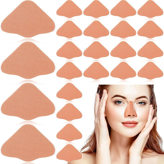 Sun Protection Nose Patch - 24 Set UV Protection Covers for Men & Women | Outdoor Sports, Beige