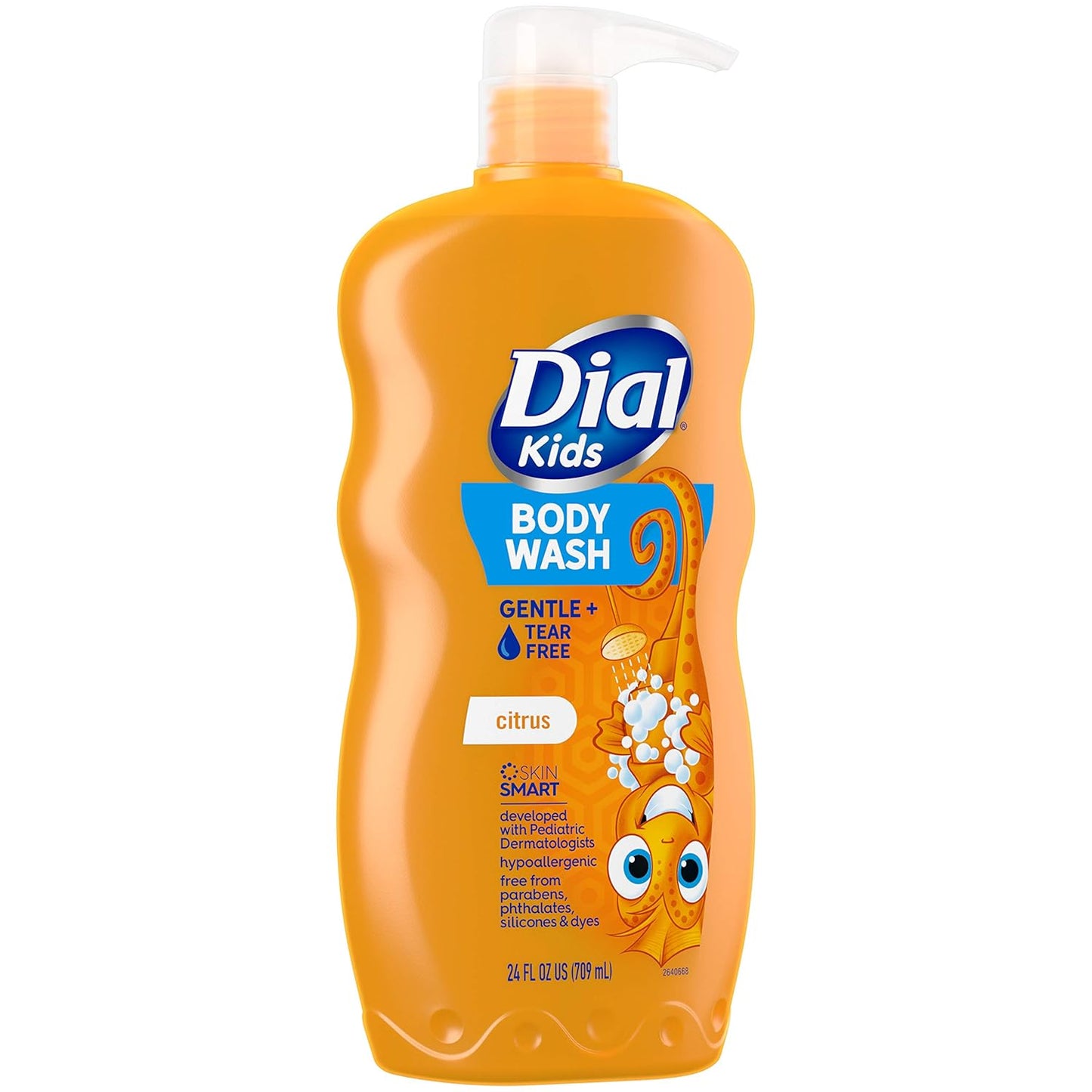 Dial Kids Body Wash, Waterlily, 24 fl oz (Pack of 4)