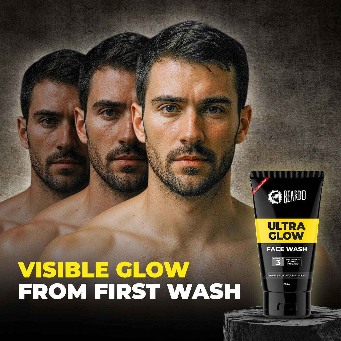 Beardo Ultraglow Facewash For Men, 100 ml | Made in India