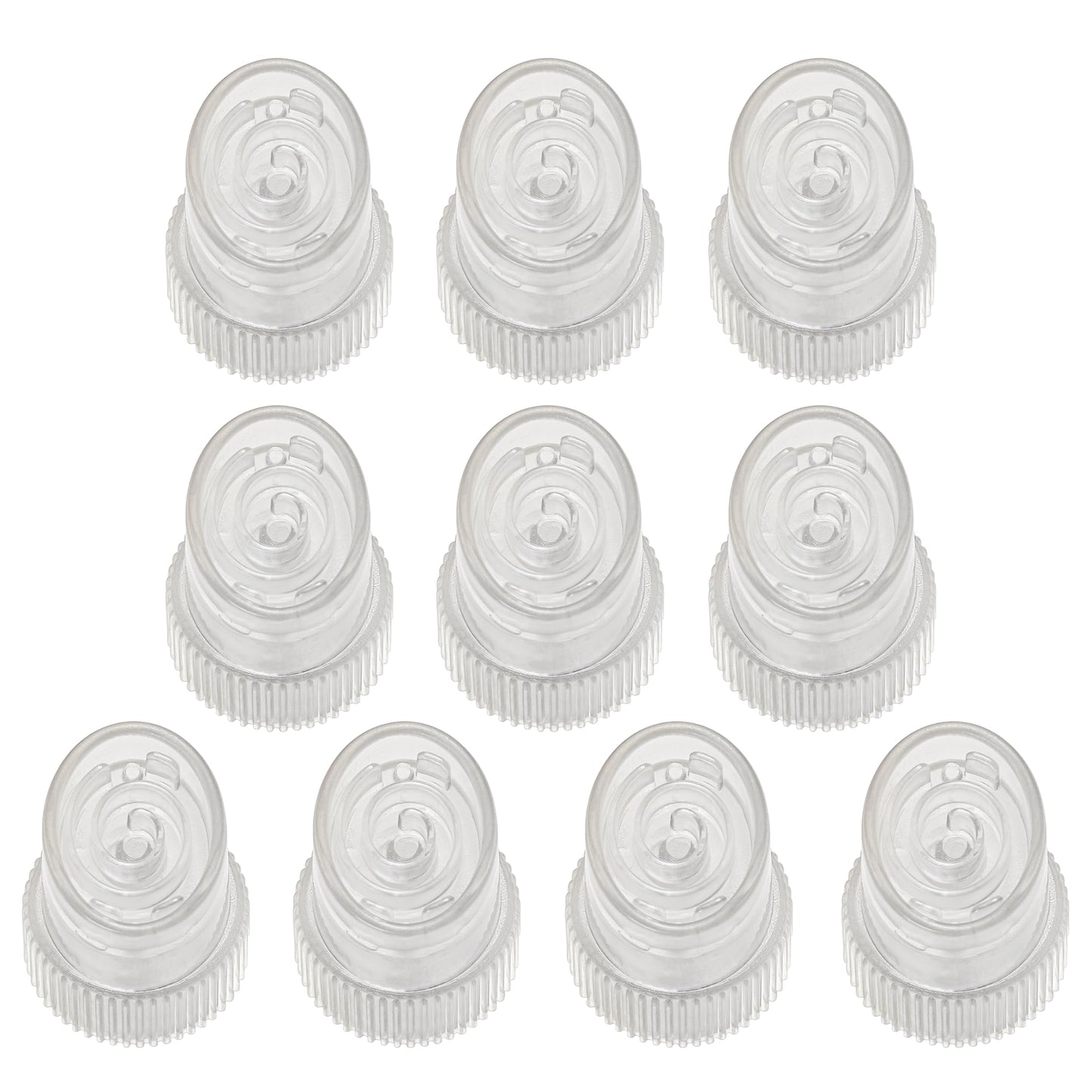 Elitzia 10 PCS Hydro Oxygen Facial Beauty Machine Tips Replacement Plastic Hydrodermabrasion Tips for Skin Cleaning Parts Large Spiral Shape Tip Suitable for ETAF1324 ETDN7 Machine Acceossories ETTIP1