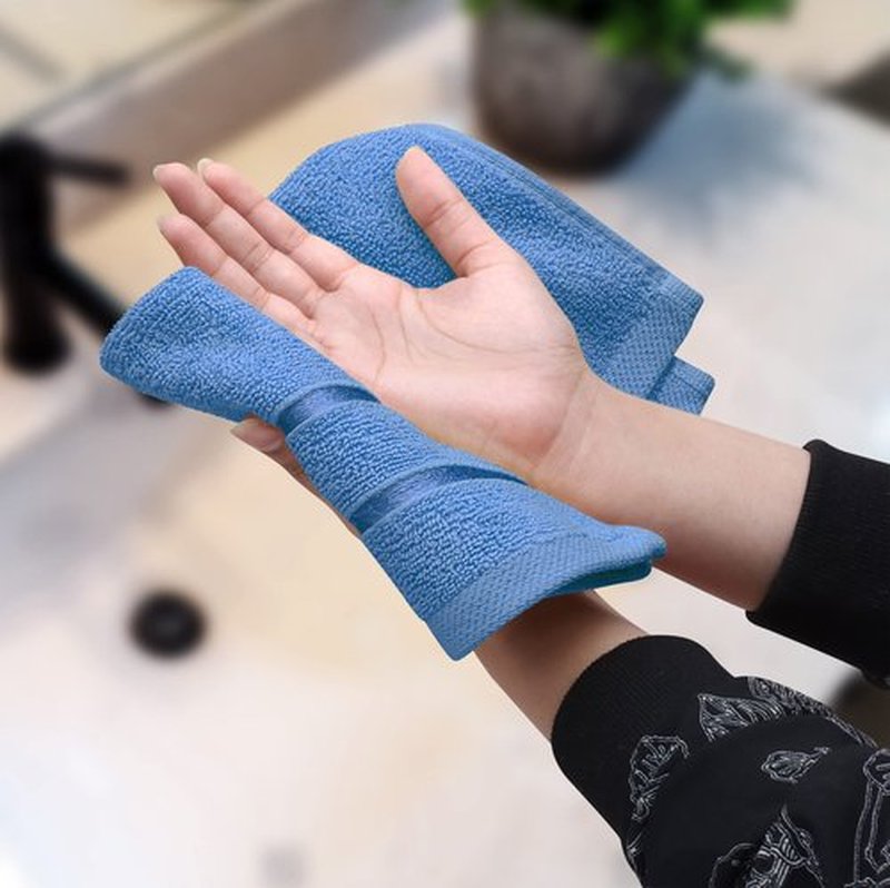 Utopia Towels - 12 Pack Viscose Luxury Wash Cloths Set, 12 x 12 Inches, 100% Cotton Ring Spun, Highly Absorbent and Soft Feel, Electric Blue