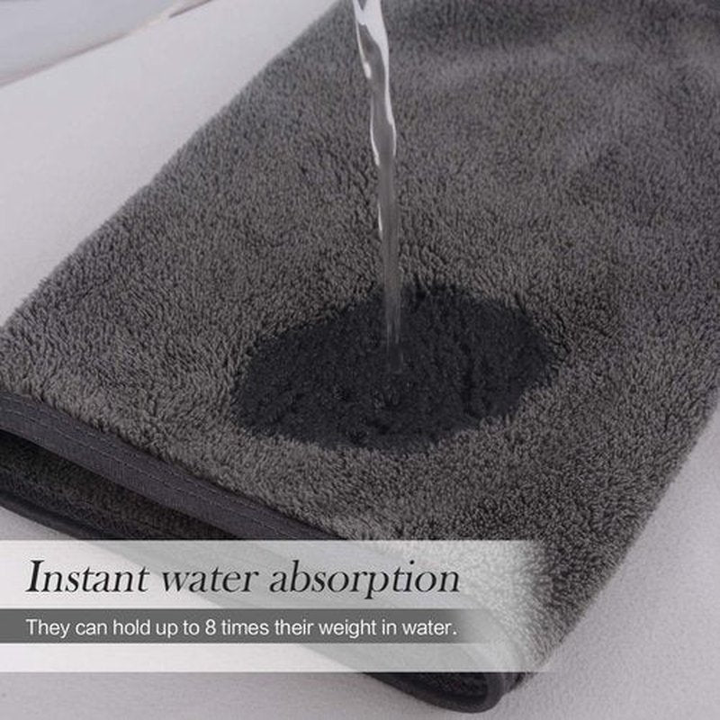 SINLAND Microfiber Facial Cloths Fast Drying Washcloth 8inch x 15.7inch Absorbent Face Wash Cloth Soft Makeup Remover Cloths