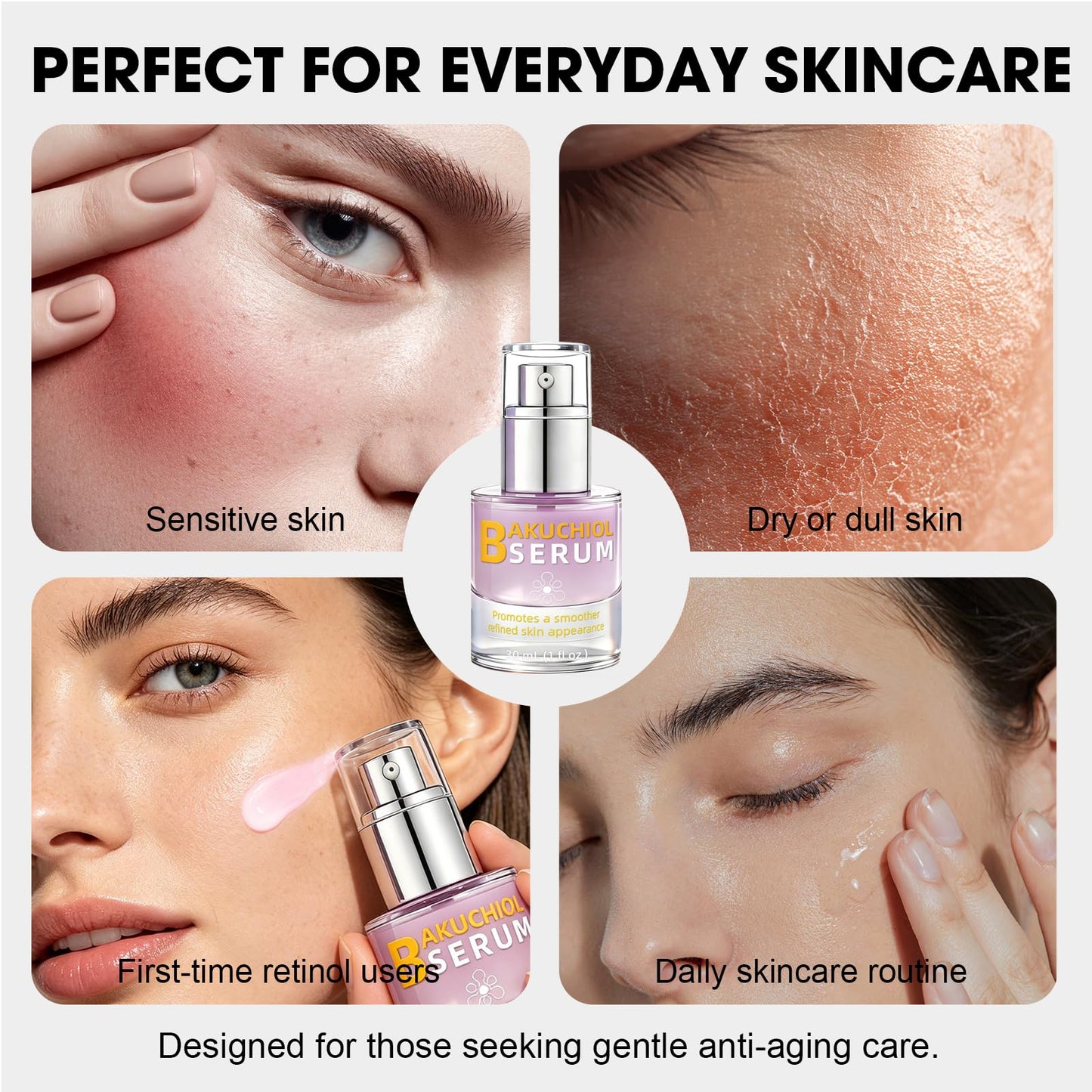 Bakuchiol Face Serum for Sensitive Skin
