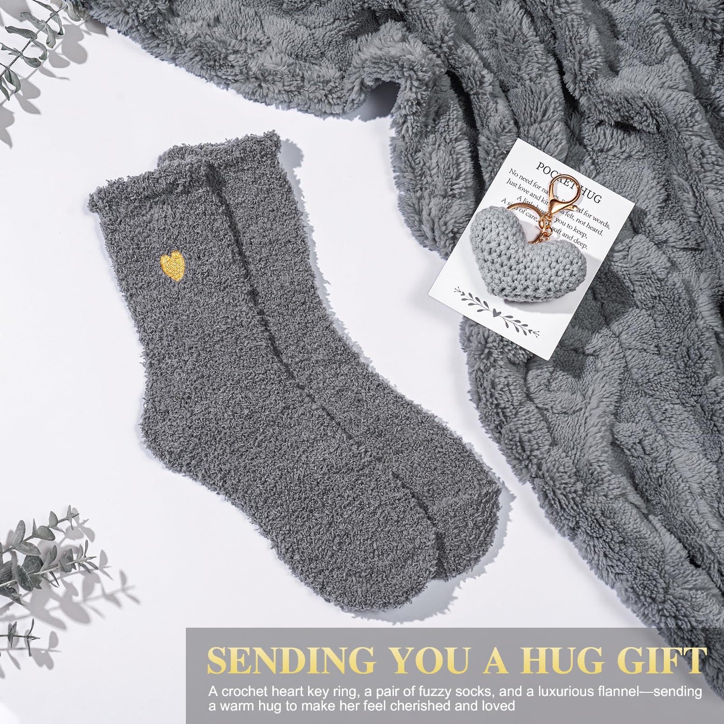 Get Well Gifts for Women Self Care Gifts Basket - Relaxing Spa Care Package After Surgery Mothers Day gifts - Feel Better Sympathy Mothersday Birthday Gift for Her Mom Sister Friend Wife (Gray)