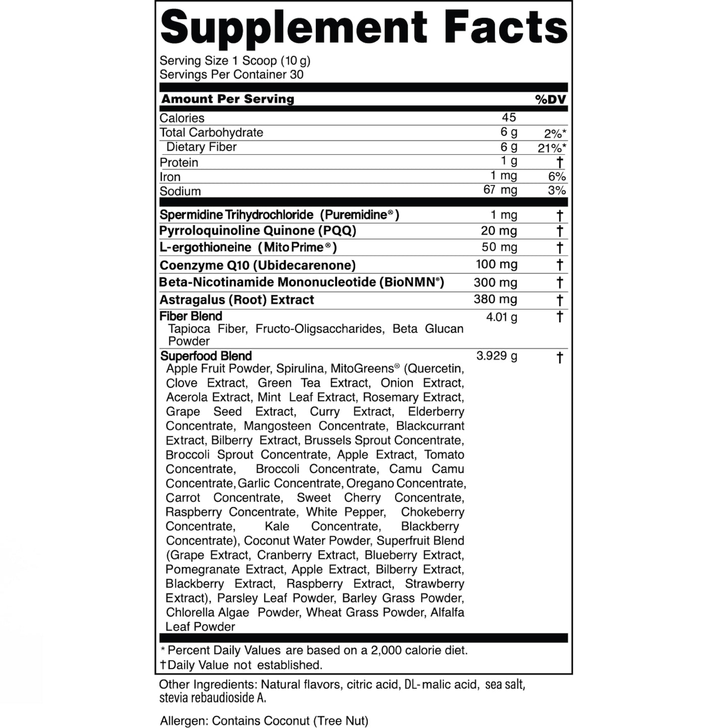 Advanced Bionutritionals Pep Tonic Powdered Superfood Formula 50 Fruits, Vegetables, Herbs, and Superfoods - Vegan, Vegetarian - 9.84 OZ - 279 g