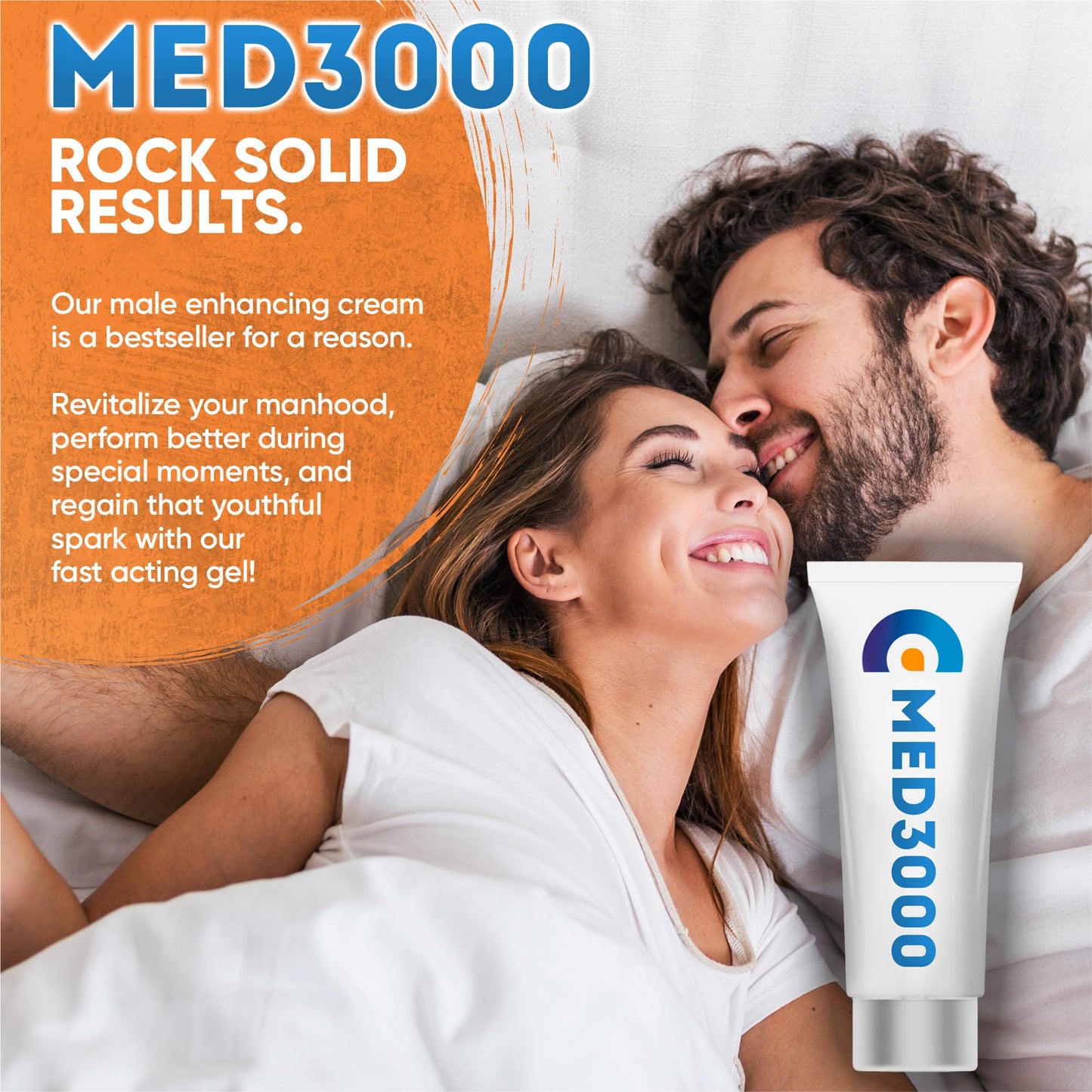 ED Cream for Men to Get Hard Fast - Best Male Massage Enlargement Gel Size Booster with Natural Oil for Huge Enhanced Size and Enlarge Thickness (Med3000)