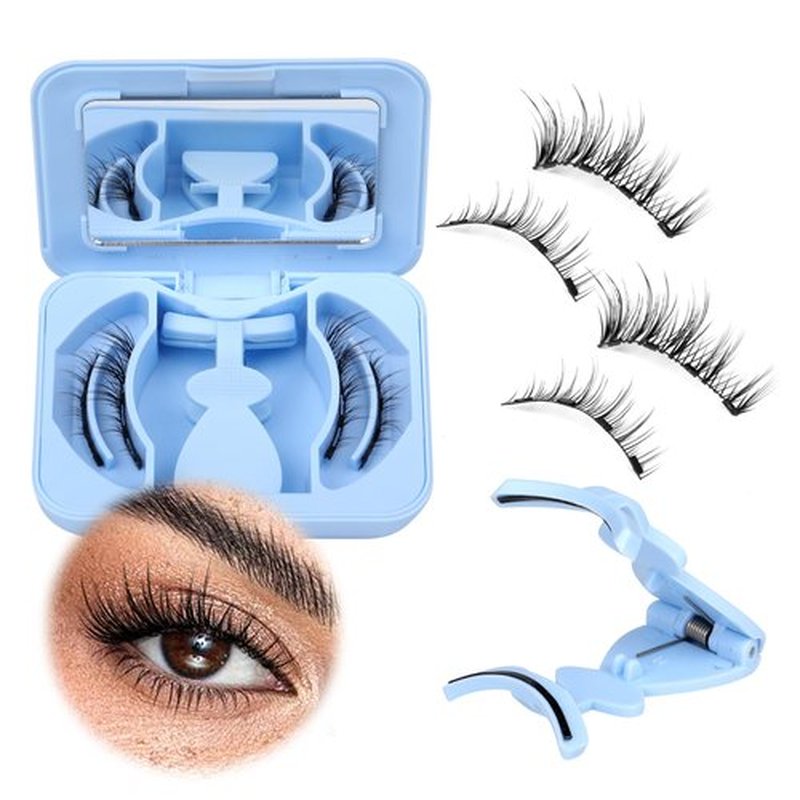 Magnetic Eyelashes with Applicator Upgraded Magnetic Lashes Wispy Magnetic Eyelashes Natural Look Reusable Soft Magnetic Lashes with Applicator No Glue No Eyeliner Needed Lashes by JIMIRE