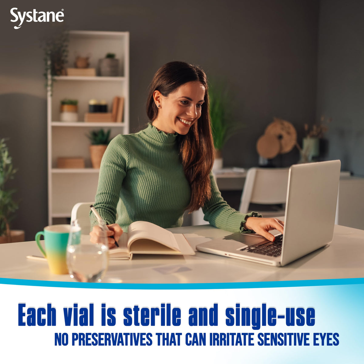 Systane HYDRATION Preservative Free Dry Eye Drops, 30 Ct Single Use Vials