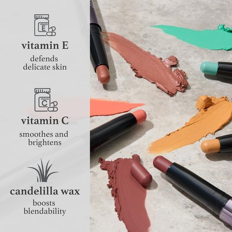 Julep Eyeshadow 101 Crème to Powder Waterproof Eyeshadow Stick, Marmalade Shimmer