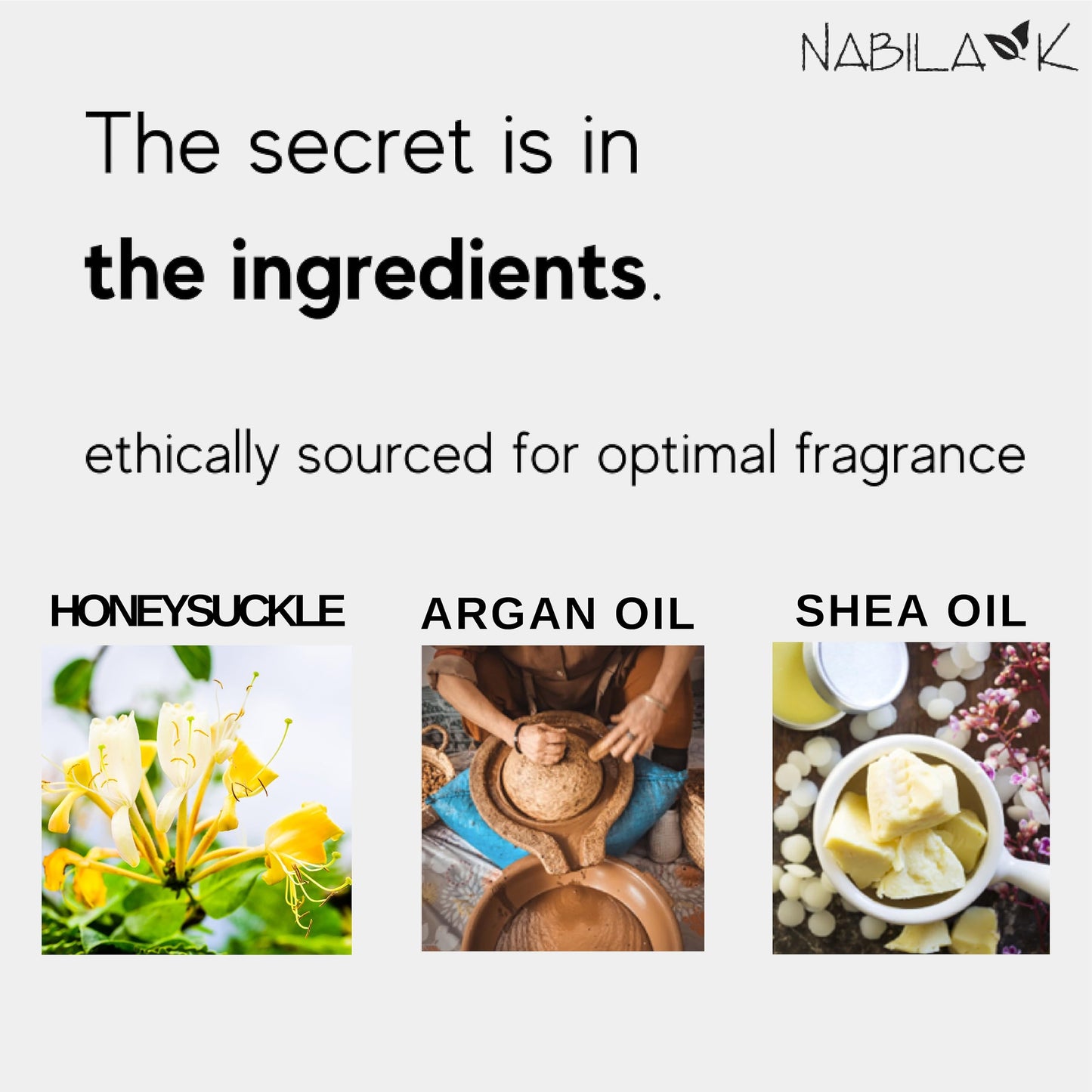 Nabila K Southern Vine Honeysuckle Roll-On Perfume Oil for Women | Alcohol-Free, Organic, Long-Lasting Fragrance | Travel Size, TSA Approved | 0.33 oz