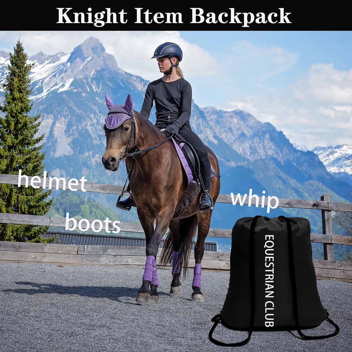 CAIHONG 100 Pack Drawstring Backpack Black Bulk Drawstring Bags Nylon String Backpack Gym Cinch Sack Backpack Sport Bag Draw String Party Bags for Men or Women
