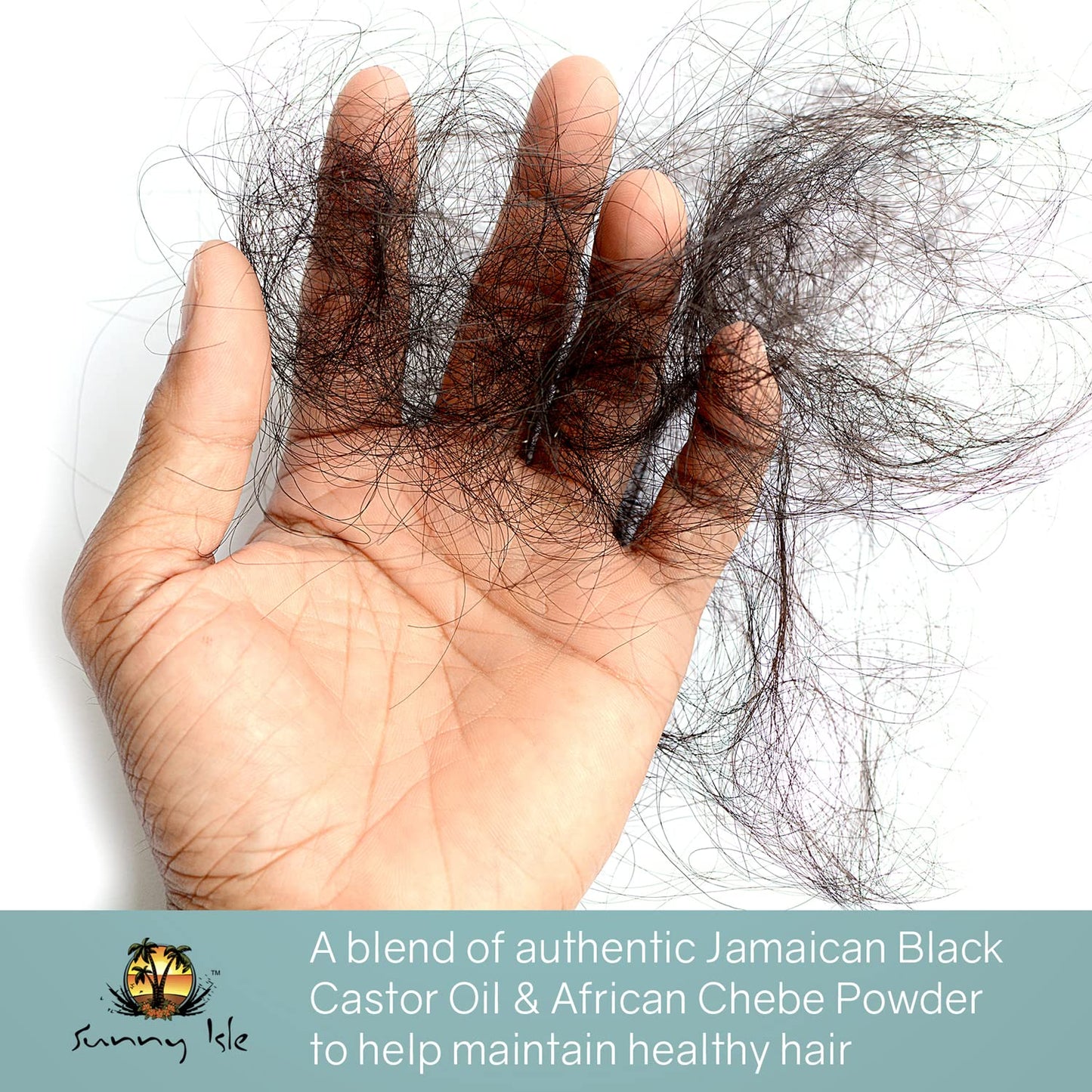 Sunny Isle Jamaican Black Castor Oil With Chebe Powder - For Hair Growth & Moisture - 4 oz