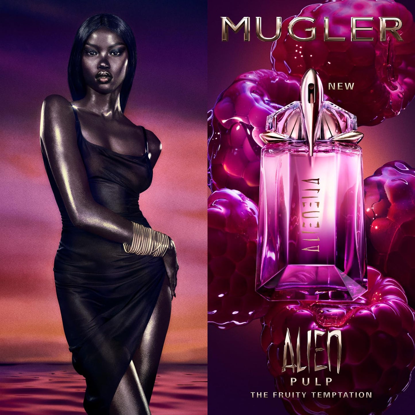 Mugler - Alien Pulp - Eau de Parfum - Fruity, Floral Womens Perfume - With Raspberry, Jasmine & Musks - 3.4 Fl Oz Refill