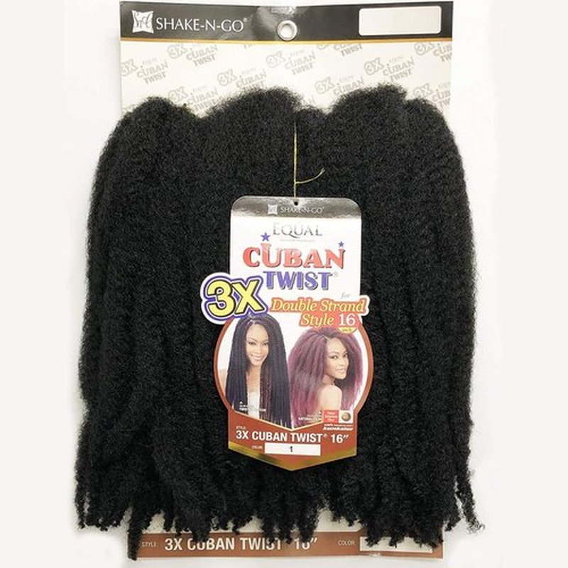 MULTI PACK DEALS! Free Tress Equal Braids Double Strand Style 3X Cuban Twist 16" (1-PACK, 30)