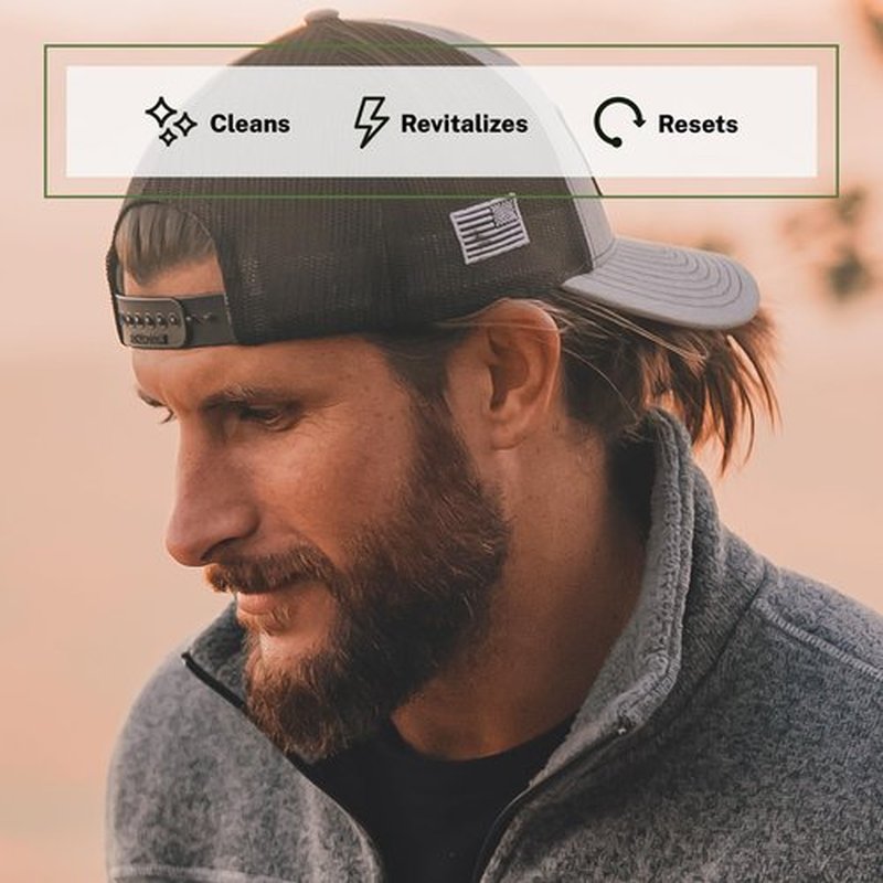 Live Bearded: Beard Wash - Executive - Beard and Face Wash - 8 fl. oz. - Water-Based Formula with All-Natural Ingredients for a Gentle, Deep Cleanse - Made in the USA