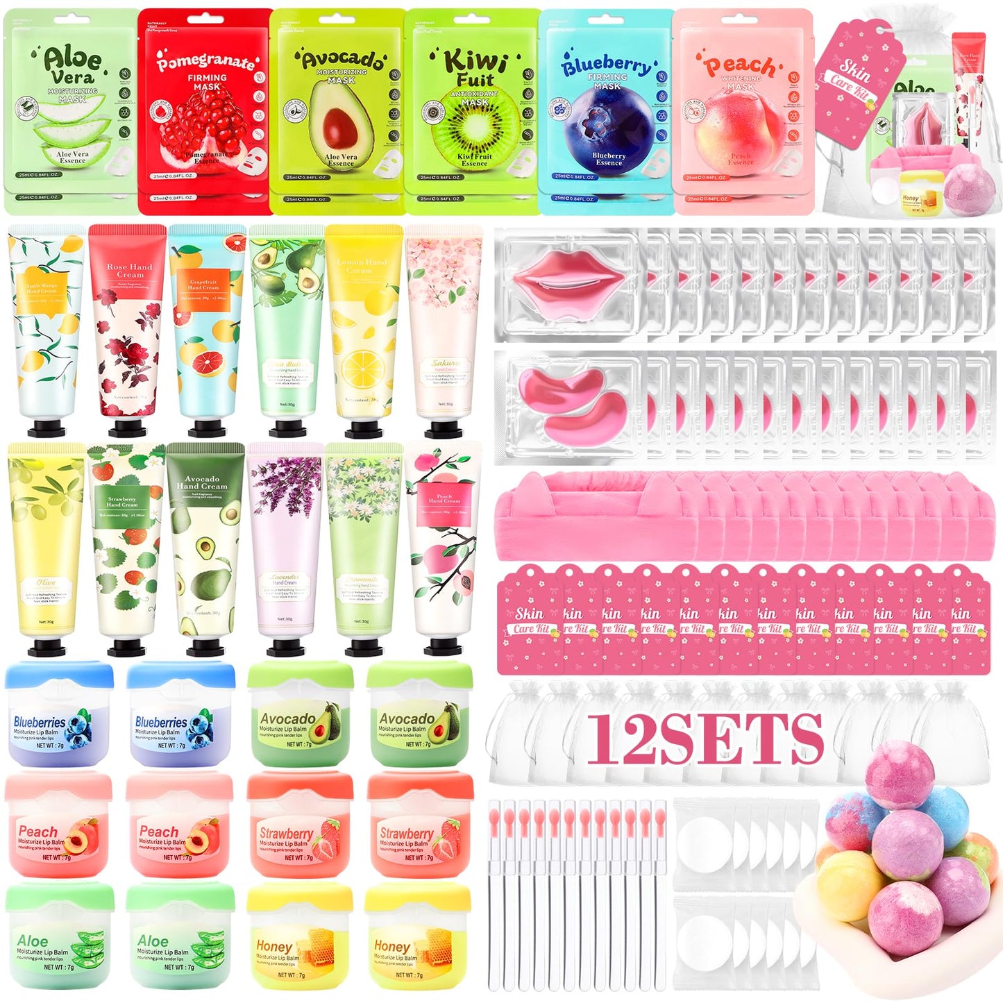 132 PCS Spa Party Supplies for Girls