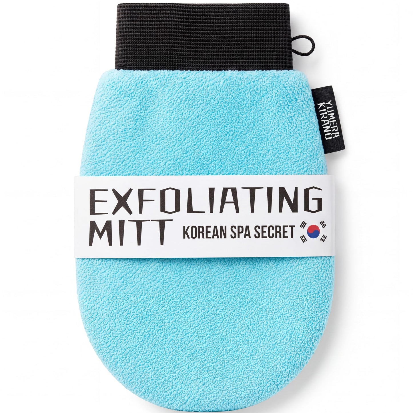 Korean Exfoliating Glove for Shower – Deep Body Scrubber & Face Exfoliator – Shower Gloves – Tan Remover Washcloth, Smooth Skin & Body Exfoliating Mitt – Loofah Wash Cloth Alternative (Pack of 1)