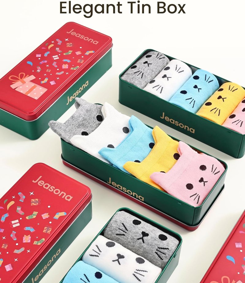 Cute Cat Socks for Women - Adorable Gifts for Cat Lovers | Perfect for Wife, Mom, Girlfriend, Daughter