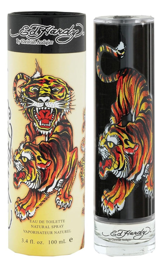 Ed Hardy Eau De Toilette Spray for Men - 3.4 oz | Christian Audigier Fragrance