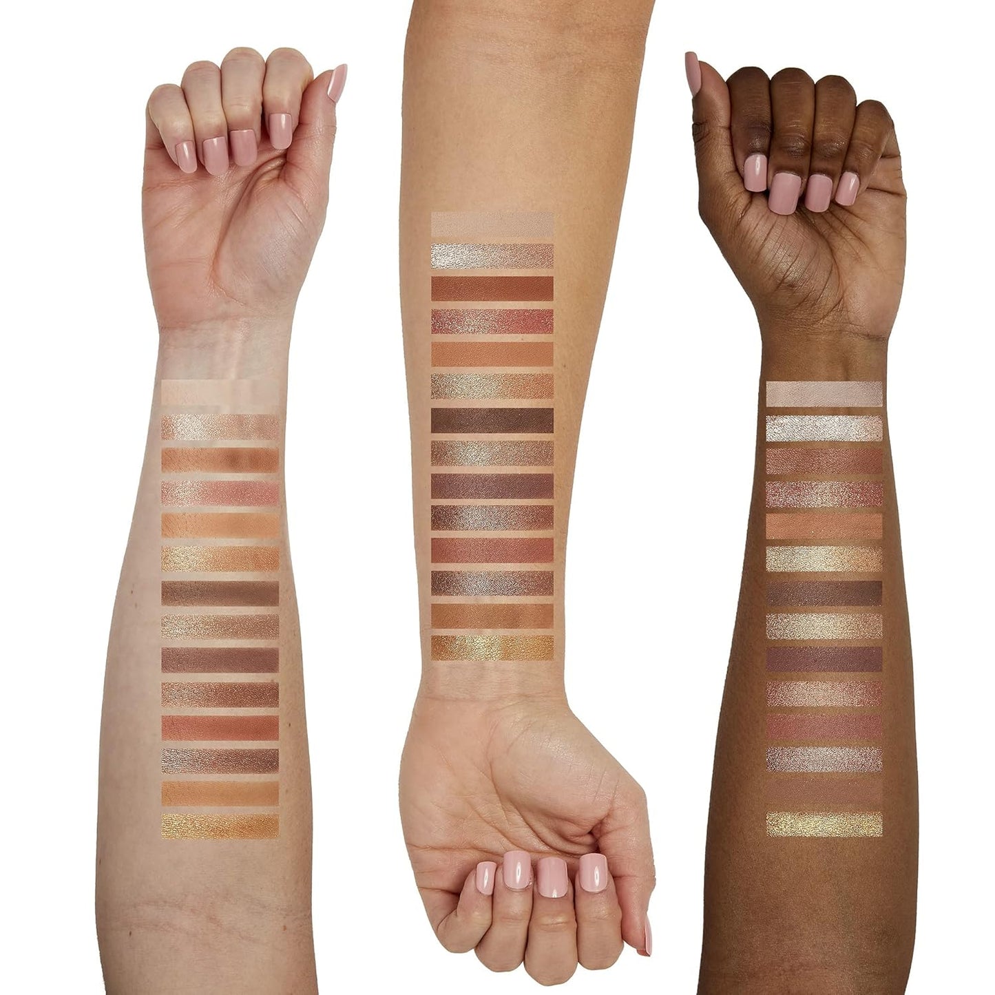 Sigma Beauty Ambiance Eyeshadow Palette - Luminous Neutral & Gold Shades, Mirror Included