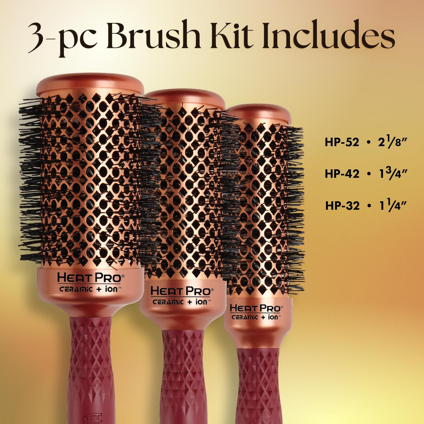 Olivia Garden HeatPro Round Thermal Hair Brush (not electrical)