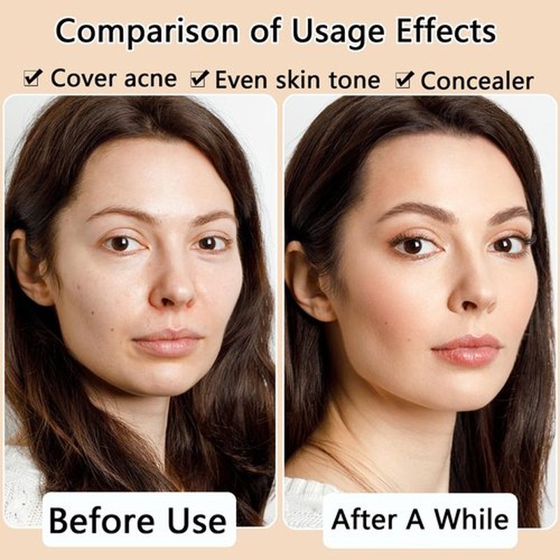 Airbrush Foundation Makeup Spray,Full Coverage Foundation for Waterproof Breathable,Natural Matte Finish,Concealer Moisturizing Foundation for Mature Skin for Smooth Radiant Finish Skin (Natural)
