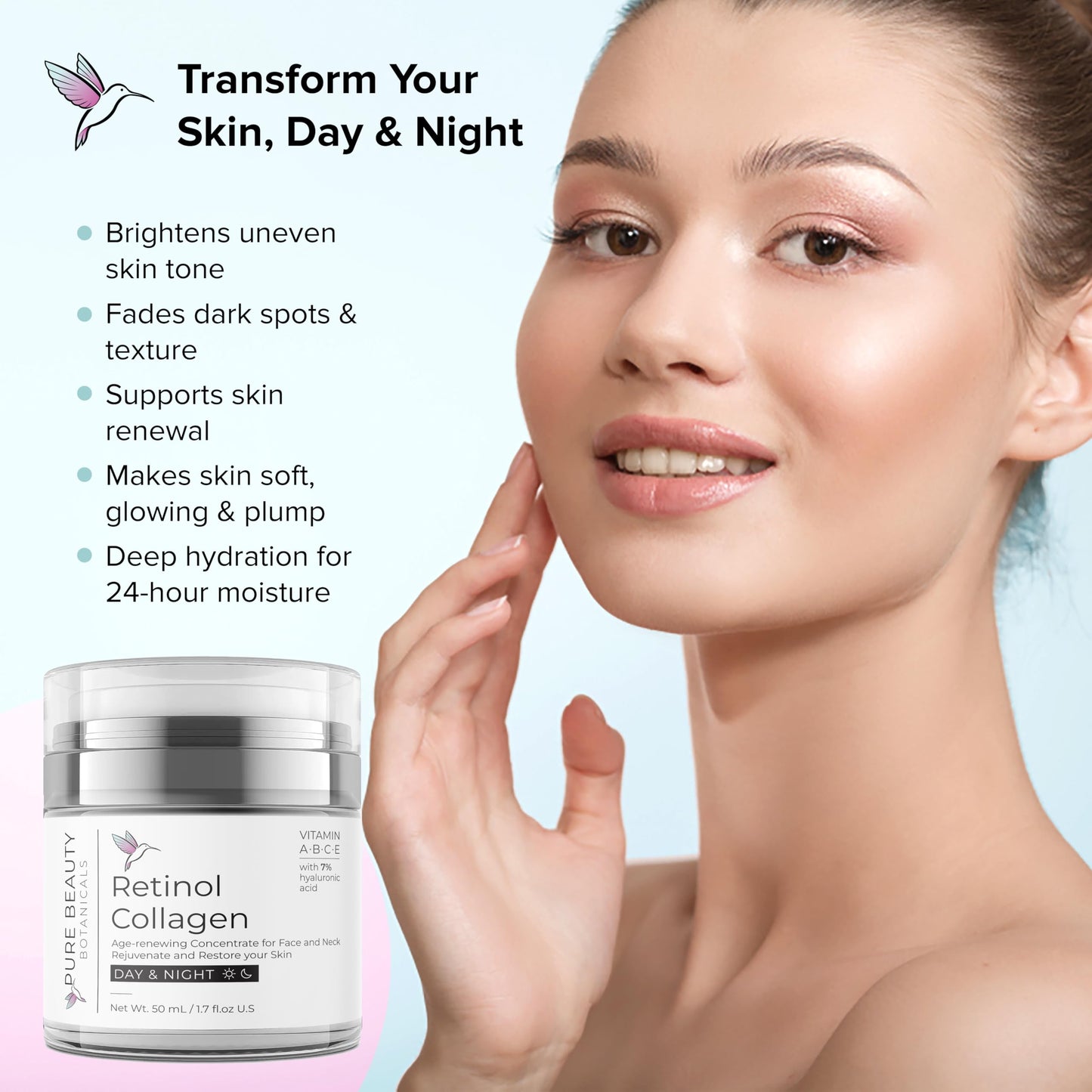 Pure Beauty Botanicals Retinol Collagen Age-renewing Concentrate