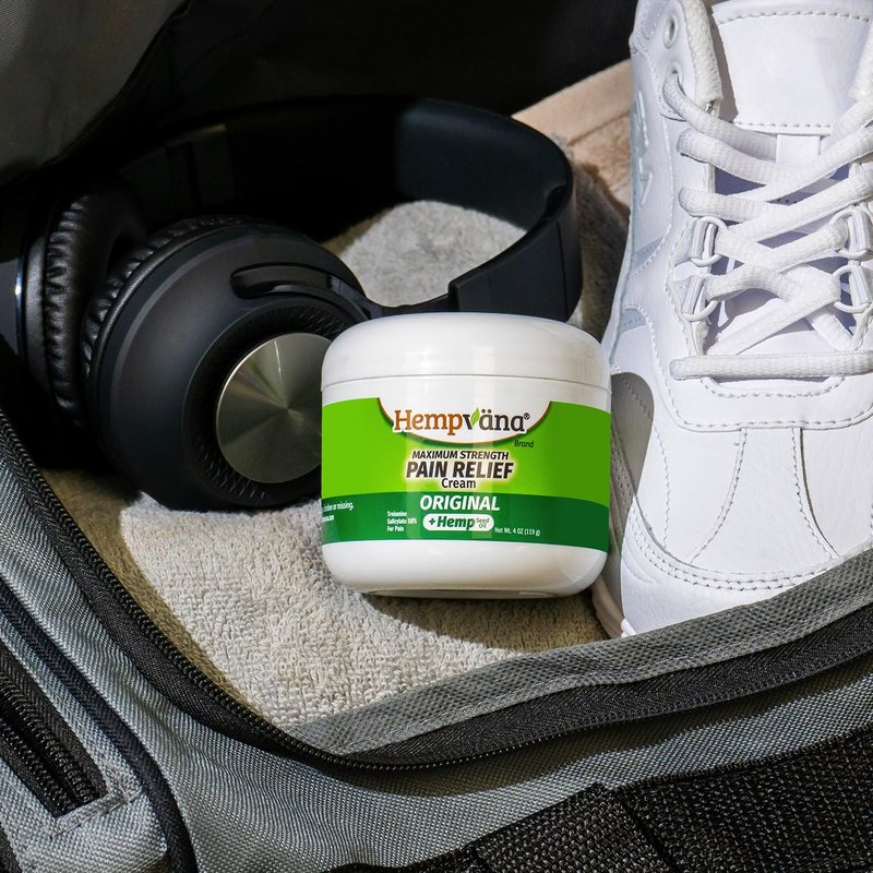 Hempvana Original Relief Cream - Maximum Strength Hemp Cream for Muscle & Joint Pain Relief | 4 oz