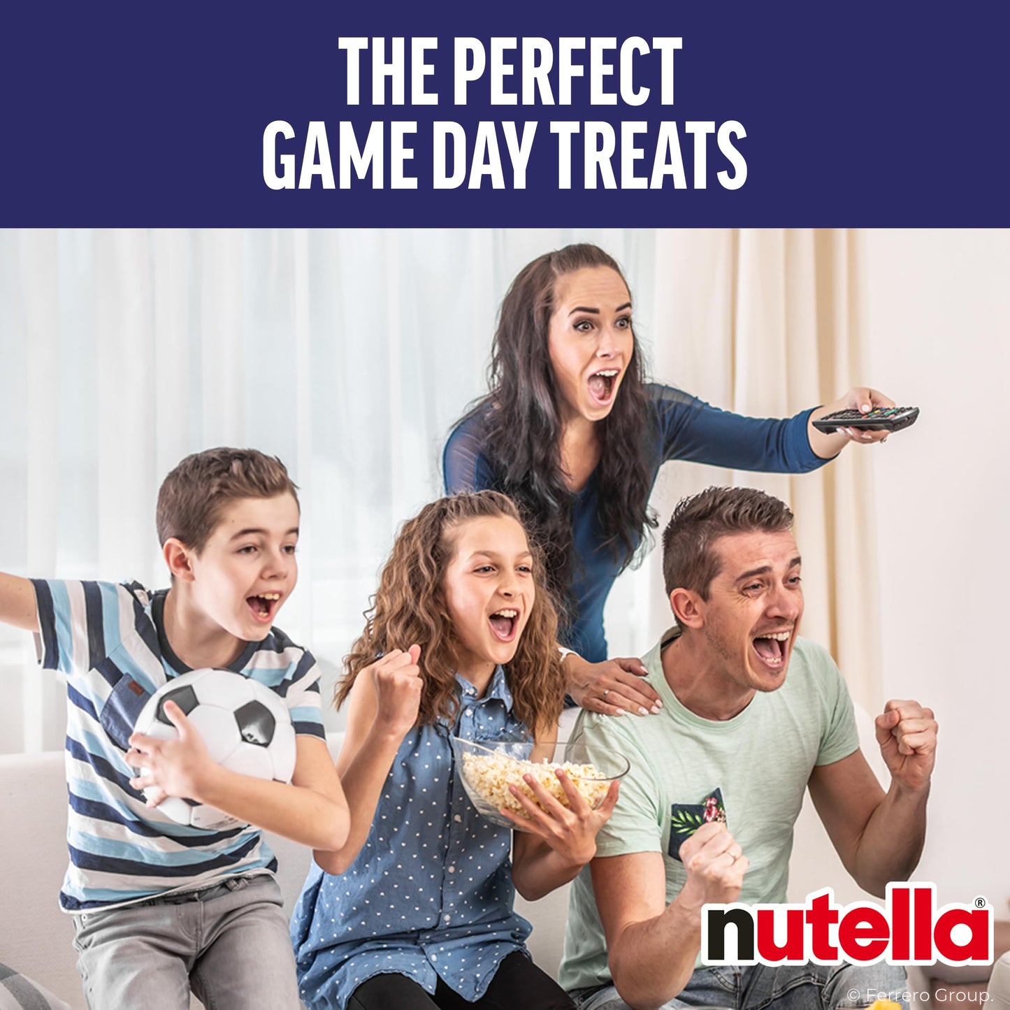 Nutella Chocolate Hazelnut Spread with Cocoa, Sweet topping for baking, breakfast and desserts, 2 Pack, 22.9 oz Each