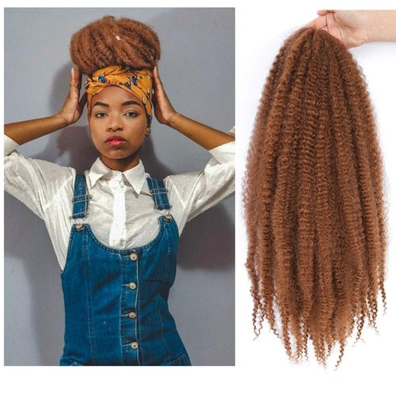 Dansama Marley Twist Braiding Hair 24 Inch 6 Packs Marley Hair Braiding Hair Crochet Hair Extensions (24 Inch (Pack of 6), #30)