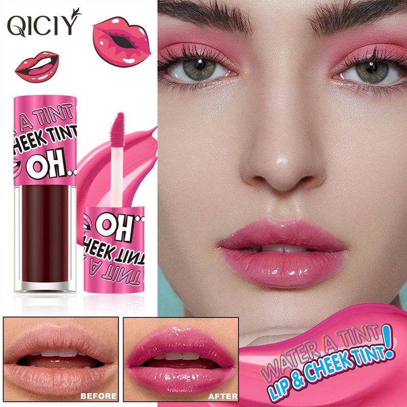 ADMD 3-Pack Creamy Lip Tint Set for Blush & Lip Stain Lip Glaze Buildable Hydrating Lip Glosses Water-Based Formula for a Natural Flush