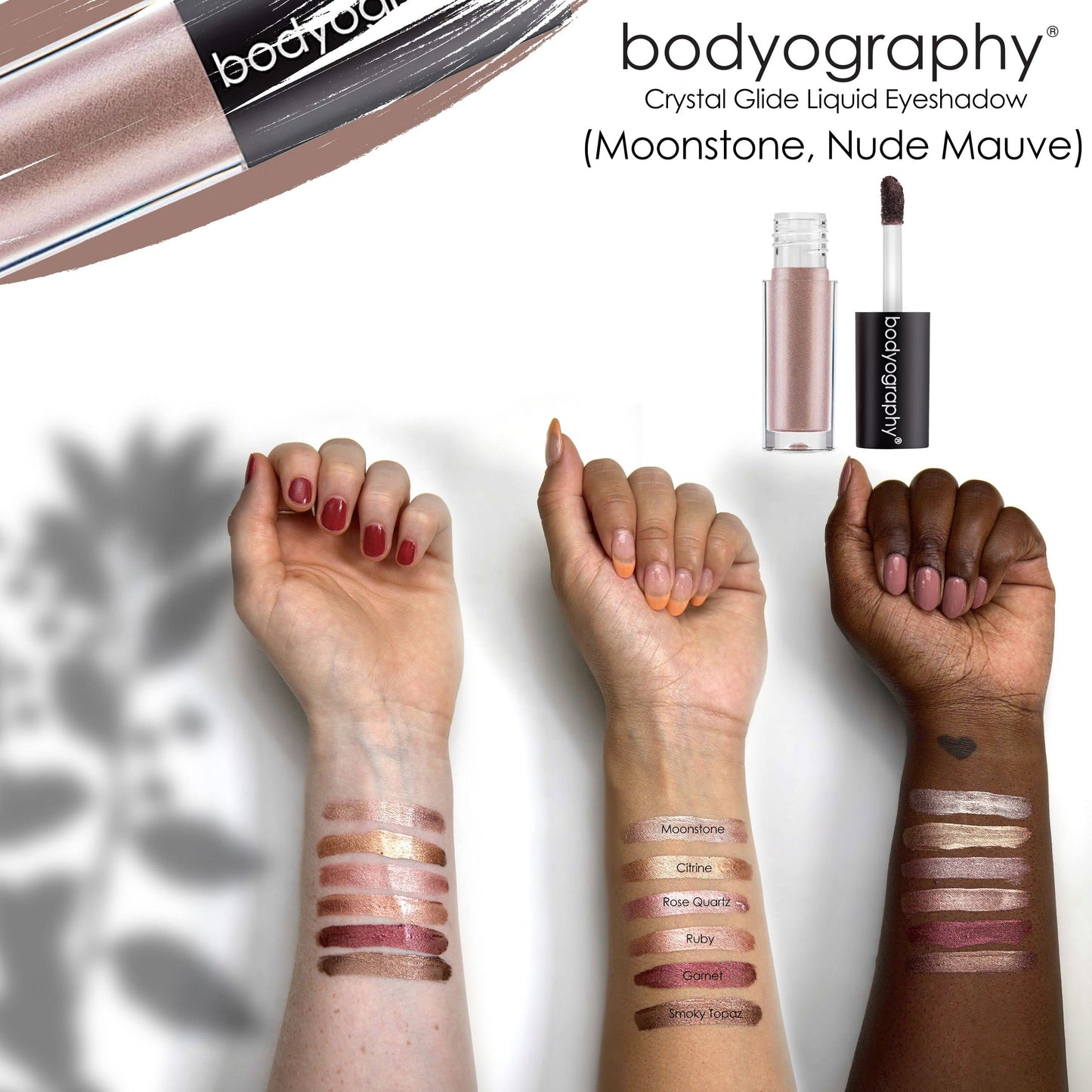 Bodyography Crystal Glide Liquid Eyeshadow - Moonstone for Women - 0.067 oz Eye Shadow