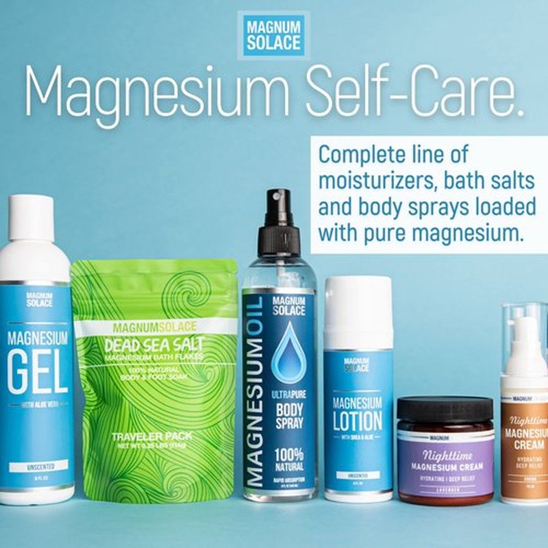 Magnesium Lotion with Shea Butter – Apply to Legs – Alternative to Topical Magnesium Cream
