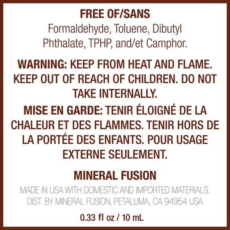 Mineral Fusion Nail Polish, Shore Thing, 0.33 Ounce