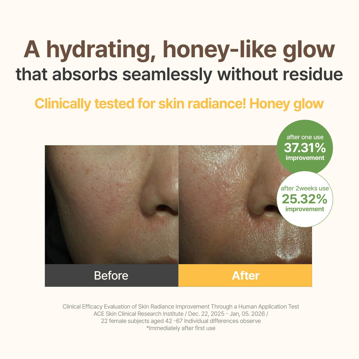 I'm From Propolis Glazed Serum, Honey-Based Glow Serum for Glass Skin, Hydration & Skin Barrier Care, Lightweight Dual-Layer Formula, Niacinamide, Korean Skin Care 1.01fl.oz