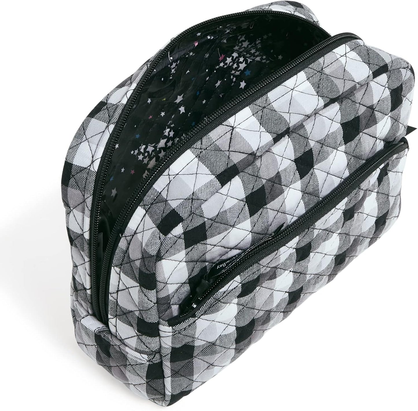 Vera Bradley Women's Cotton Large Cosmetic Makeup Organizer Bag