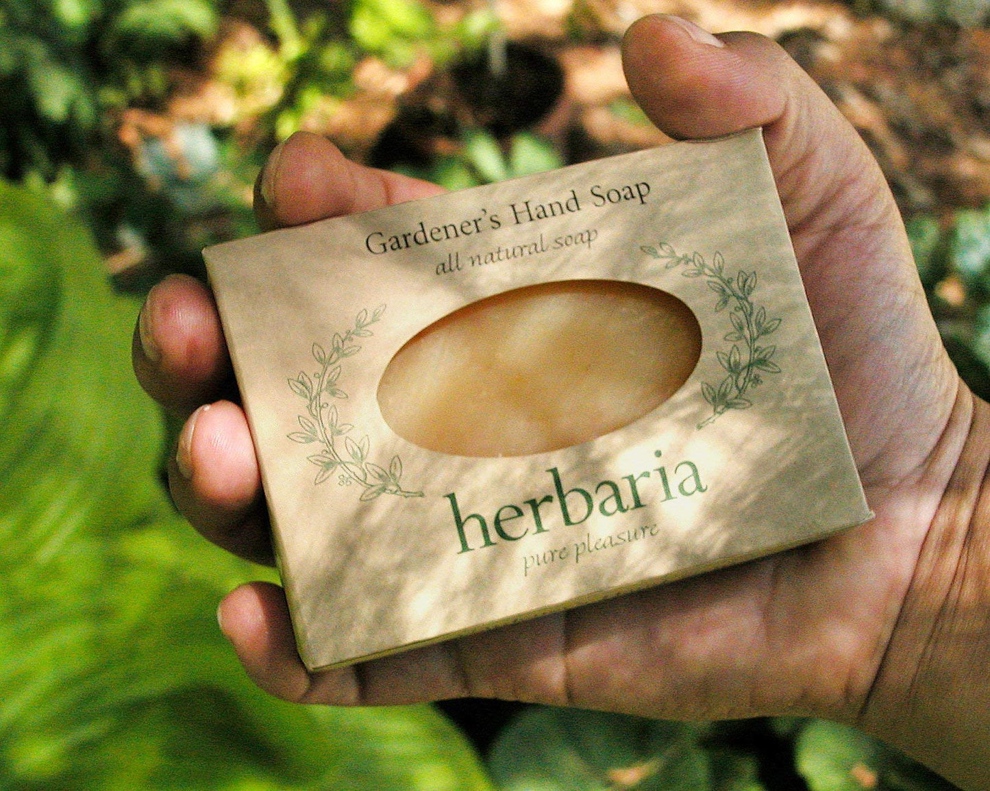 Herbaria Gardener's Hand Soap Handcrafted All-Natural Soap with Essential Oils. 4.5 oz Bar. Enjoy 60 More Skin-Friendly Varieties.