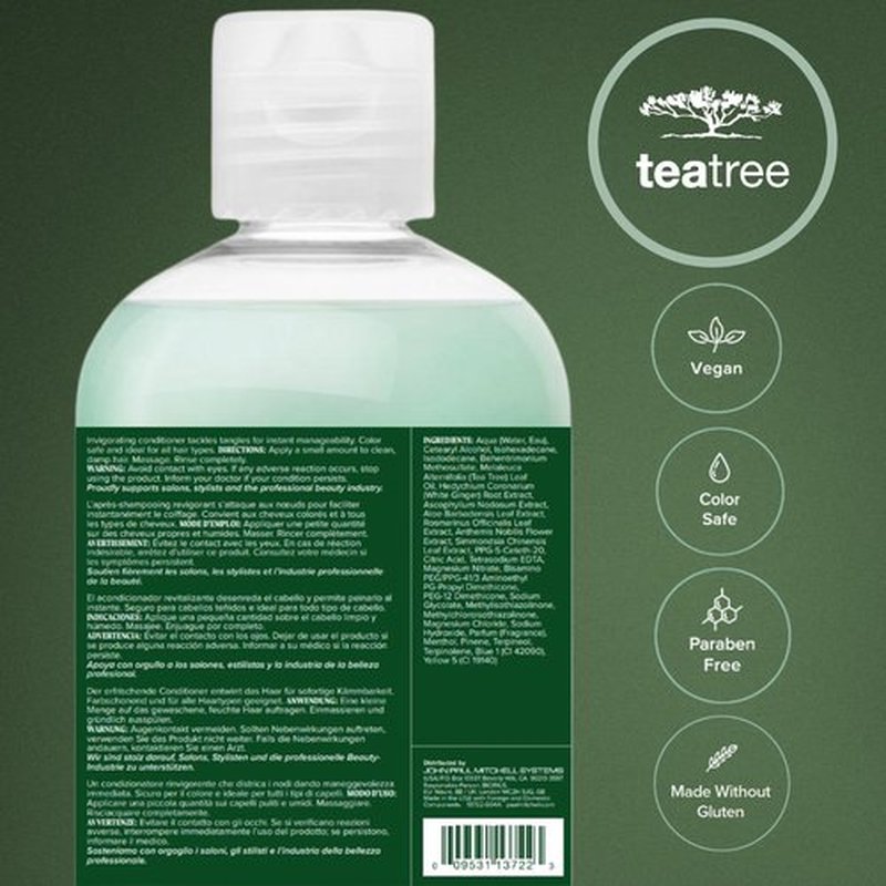 Tea Tree Special Conditioner, Detangles, Smooths + Softens, For All Hair Types, 16.9 fl. oz.