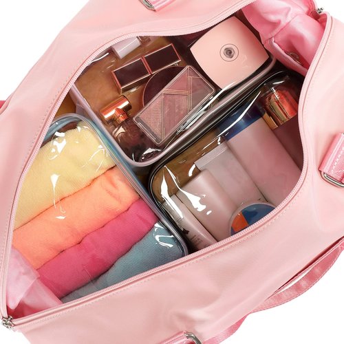 PACKISM Clear Toiletry Bag - 3 Pack TSA Approved Toiletry Bag Quart Size Bag, Travel Makeup Cosmetic Bag for Women, Carry on Airport Airline Compliant Bag, Blue