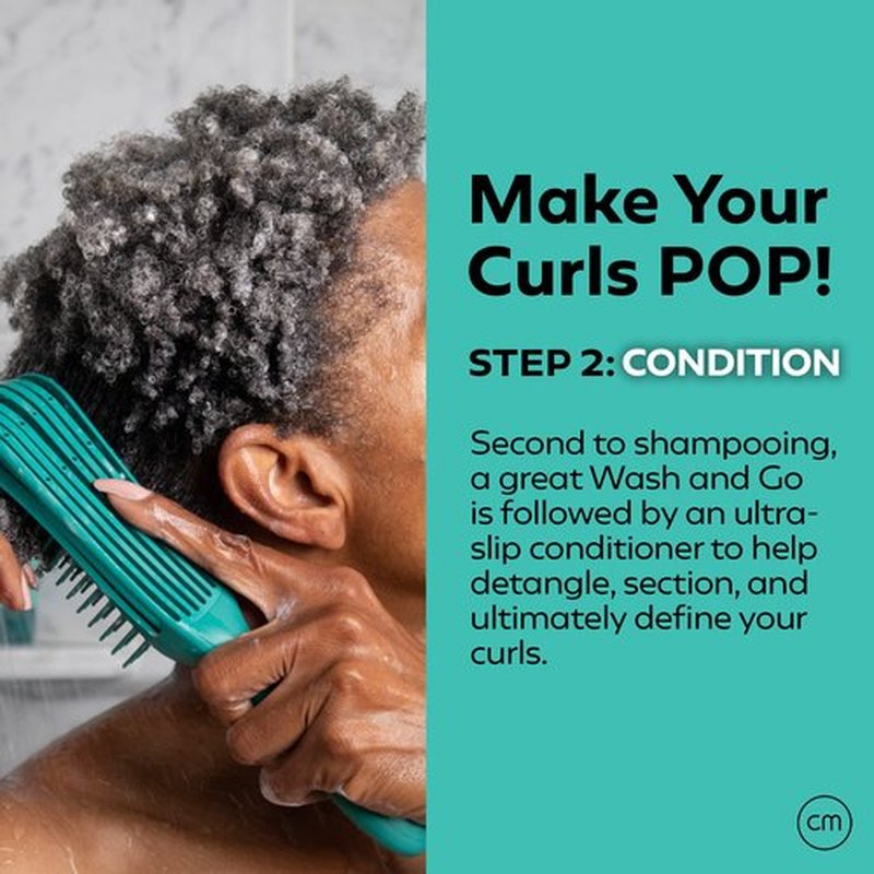 CurlMix Conditioner for Curly Hair, Travel Size 3.4oz - Sulfate Free, Paraben Free, Moisturizing, Curl Enhancing, Fragrance-Free - Women's Hair Care Product