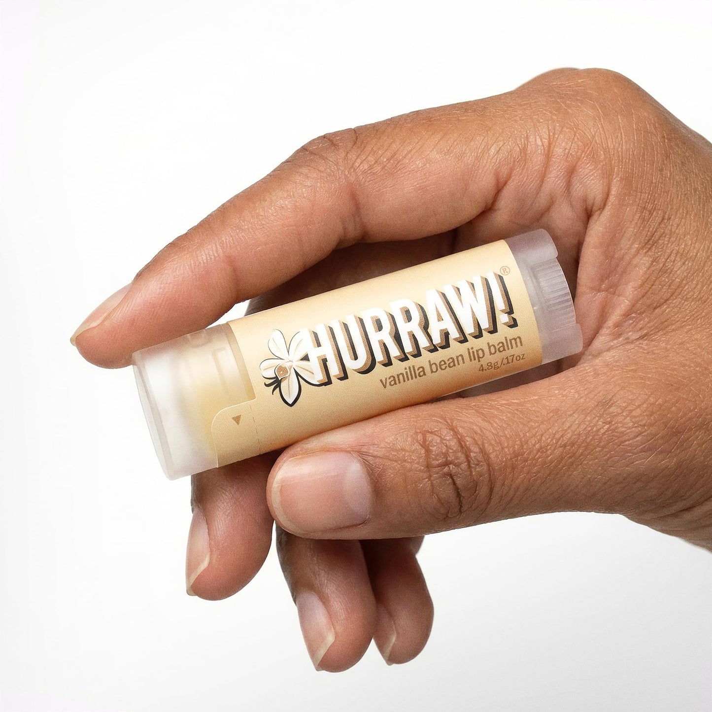 Hurraw! Vanilla Bean Lip Balm, 2 Pack: Organic, Certified Vegan, Cruelty and Gluten Free. Non-GMO, 100% Natural Ingredients. Bee, Shea, Soy and Palm Free. Made in USA