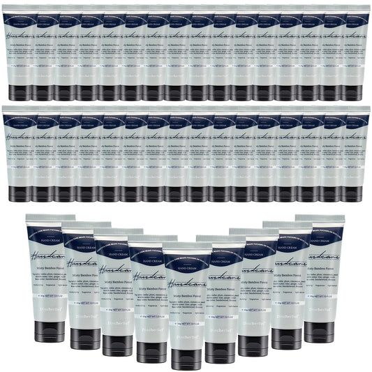 DincherBel 100 Pack Misty Bamboo Forest Hand Cream Bulk - Travel Size Scented Hand Lotion Set for Dry Cracked Hands, Ideal Holiday Gift for Women/Nurse/Bridesmaid/Teacher Appreciation, 1.0 oz/30 ml