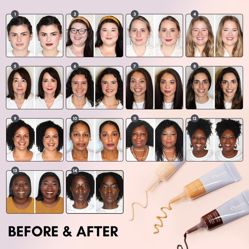 Clover Camo Concealer - Cruelty-Free Vegan Face & Under Eye Makeup | Natural Finish