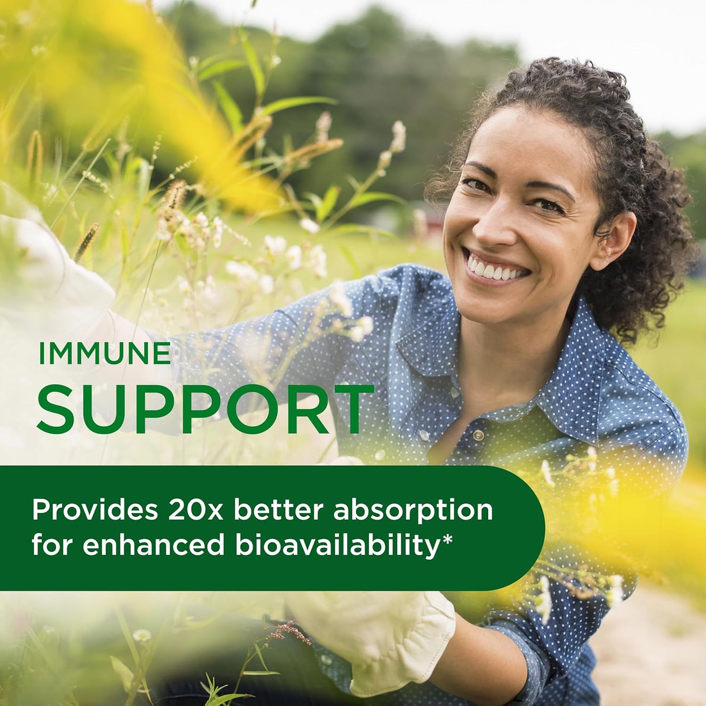 Quercetin Phytosome Complex for Immune Support - Vegan & Gluten-Free - 60 Vegetable Capsules