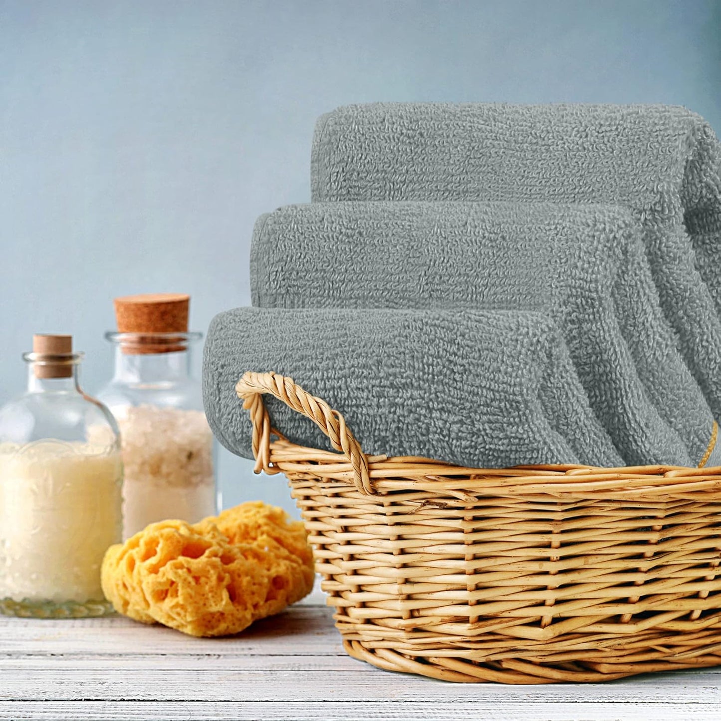 Premium 12-Pack Cotton Wash Cloths - Highly Absorbent & Soft 12x12 for Bathroom, Spa, Gym - Plum